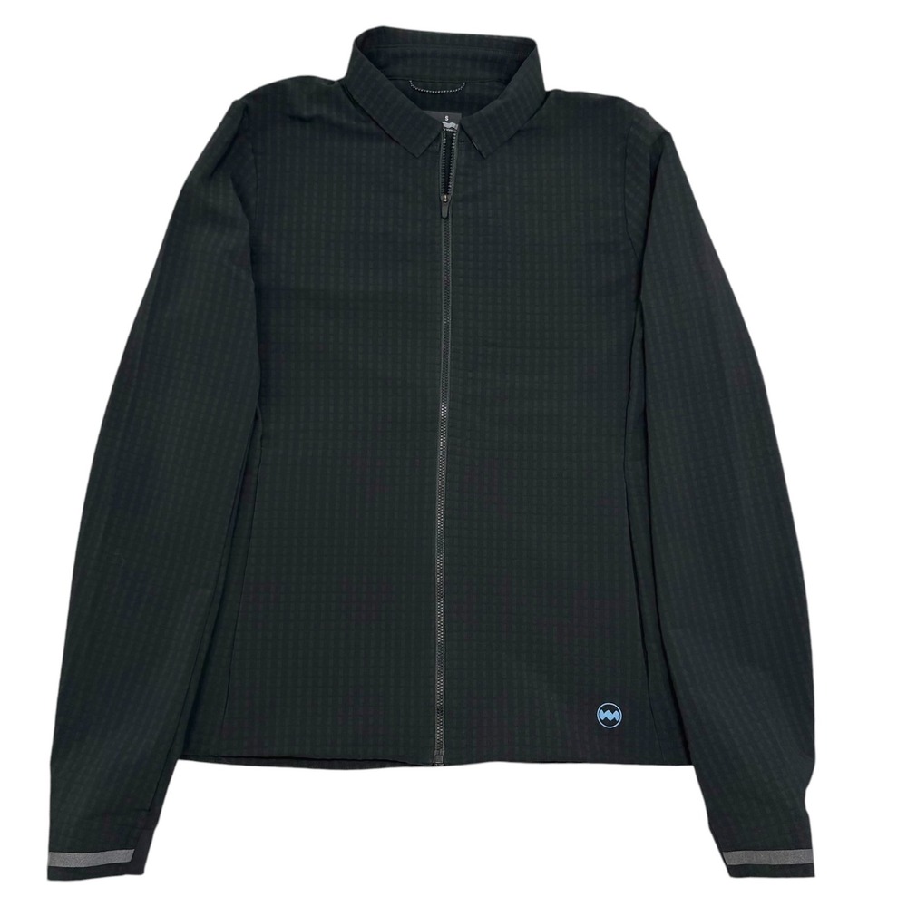 JANJI Stormrunner Fleece Jacket Black Womens Small Running Zip EUC